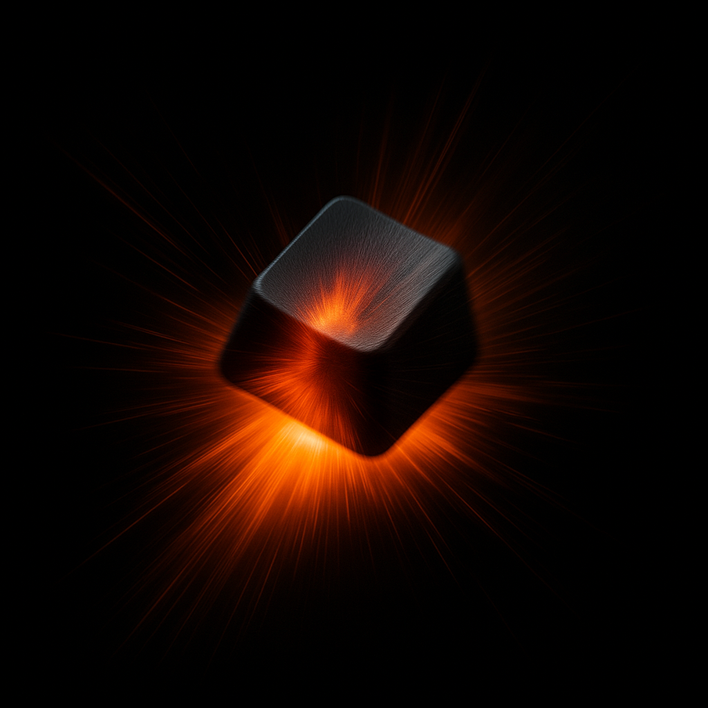 ESEC key being pressed with motion blur